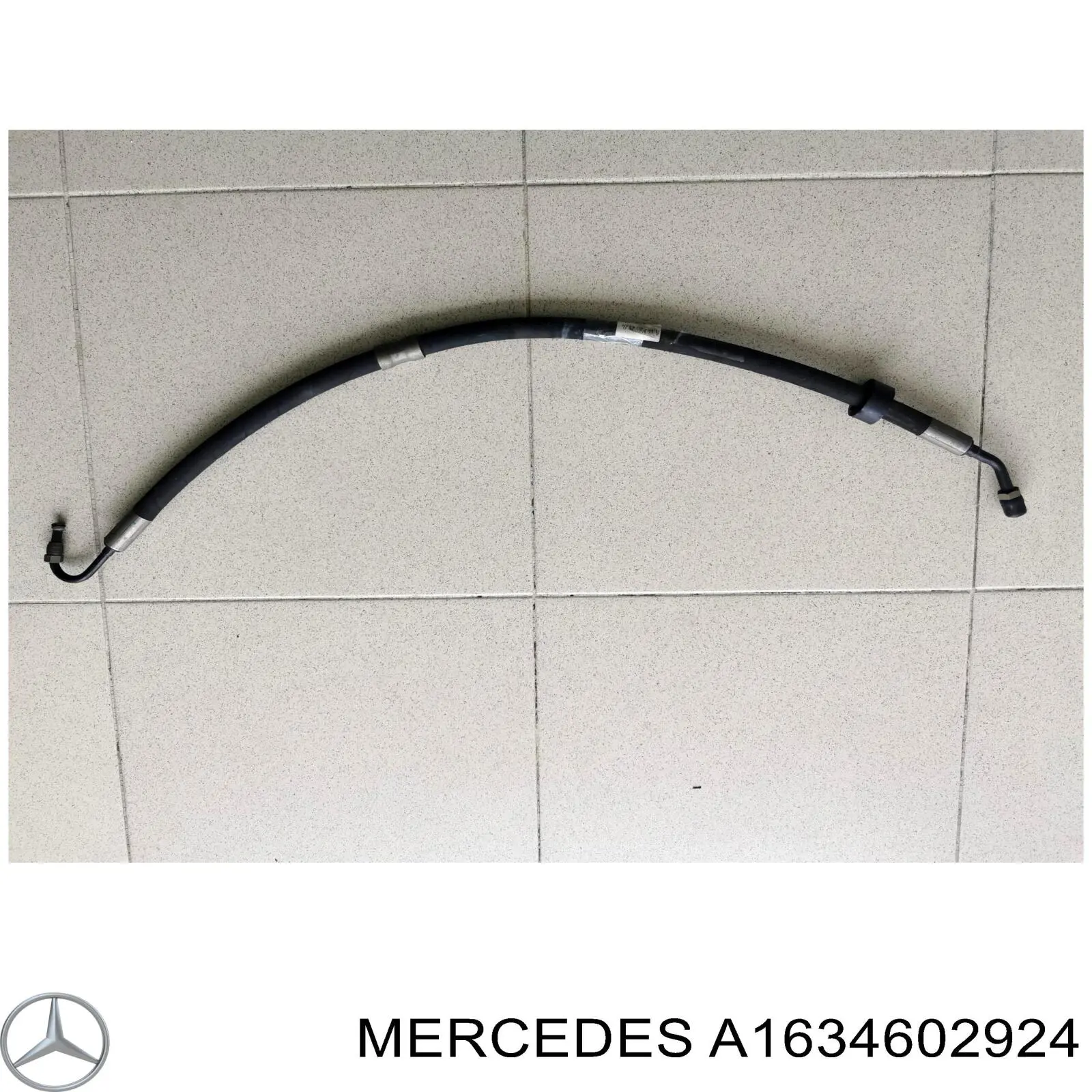 A1634602924 Mercedes Трубка високого тиску ГПК