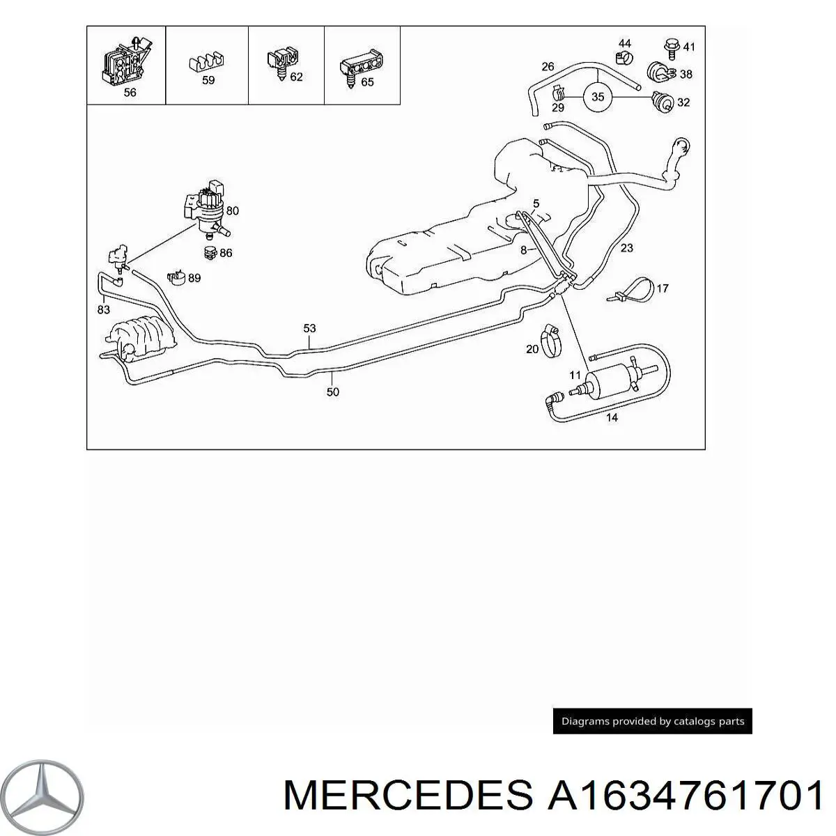 A1634761701 Mercedes 