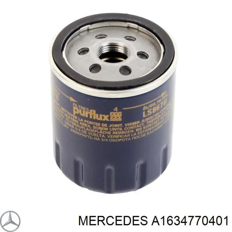 Купити A1634770401 Mercedes Фільтр-відстійник палива грубої очистки
