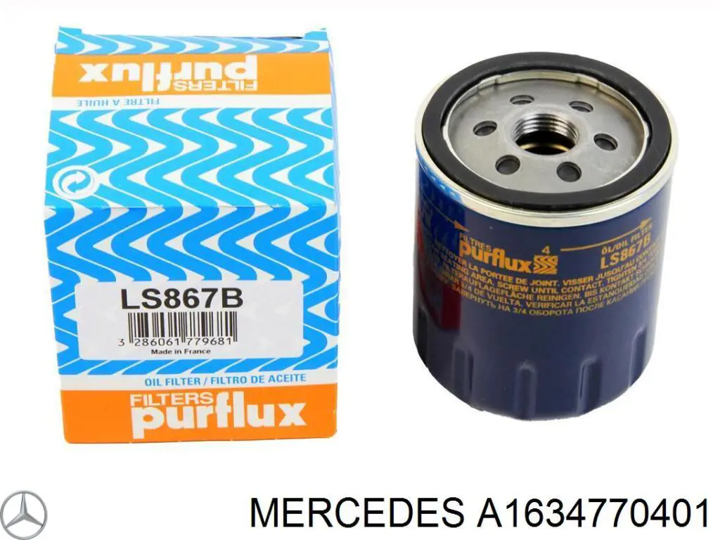 Паливний фільтр A1634770401 Mercedes