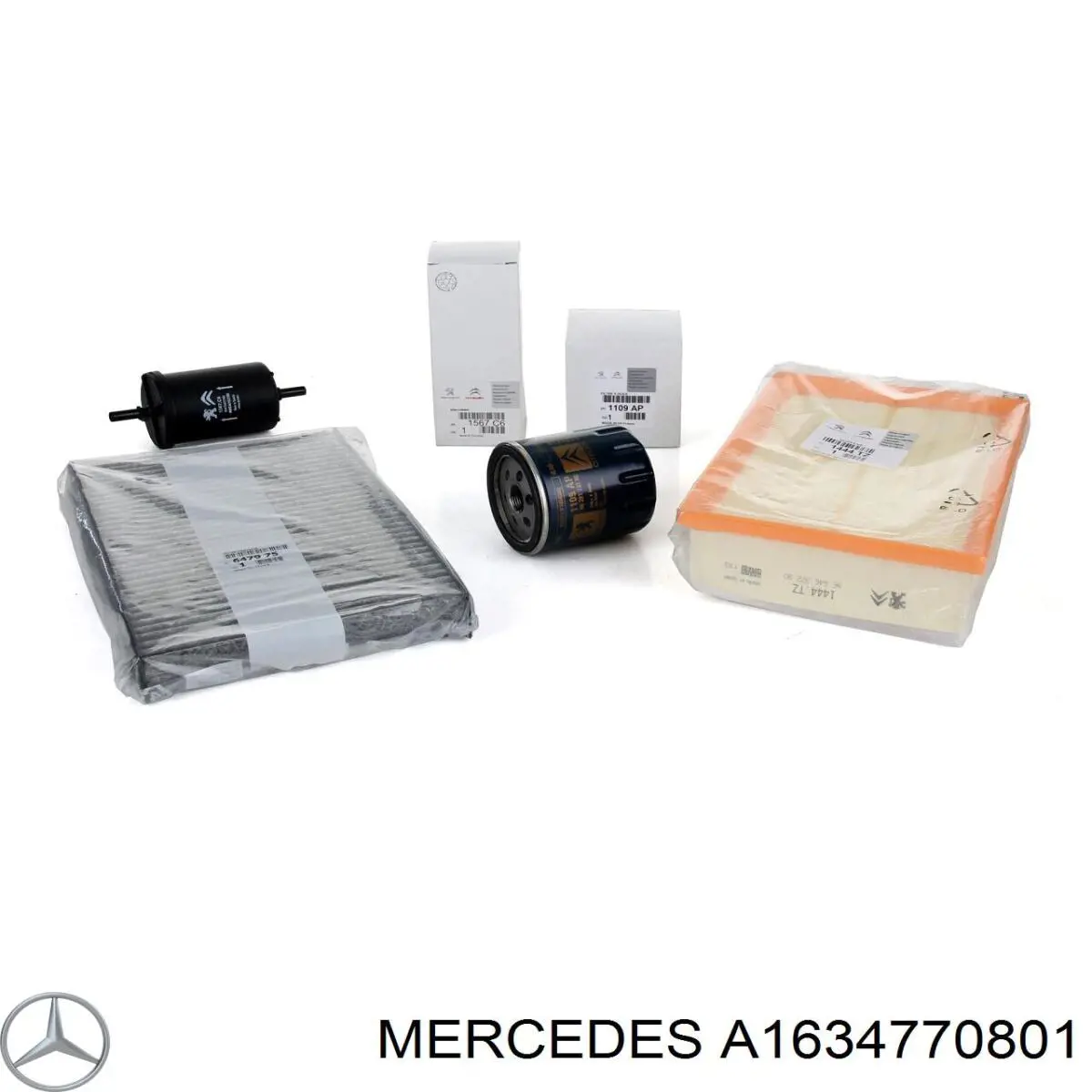 Фільтр тонкого очищення палива Mercedes A1634770801 ціна, від 31.67 USD
