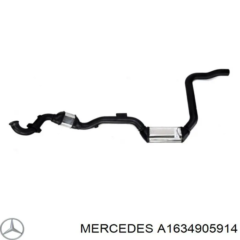 Конвертор-каталізатор, лівий A1634905914 Mercedes