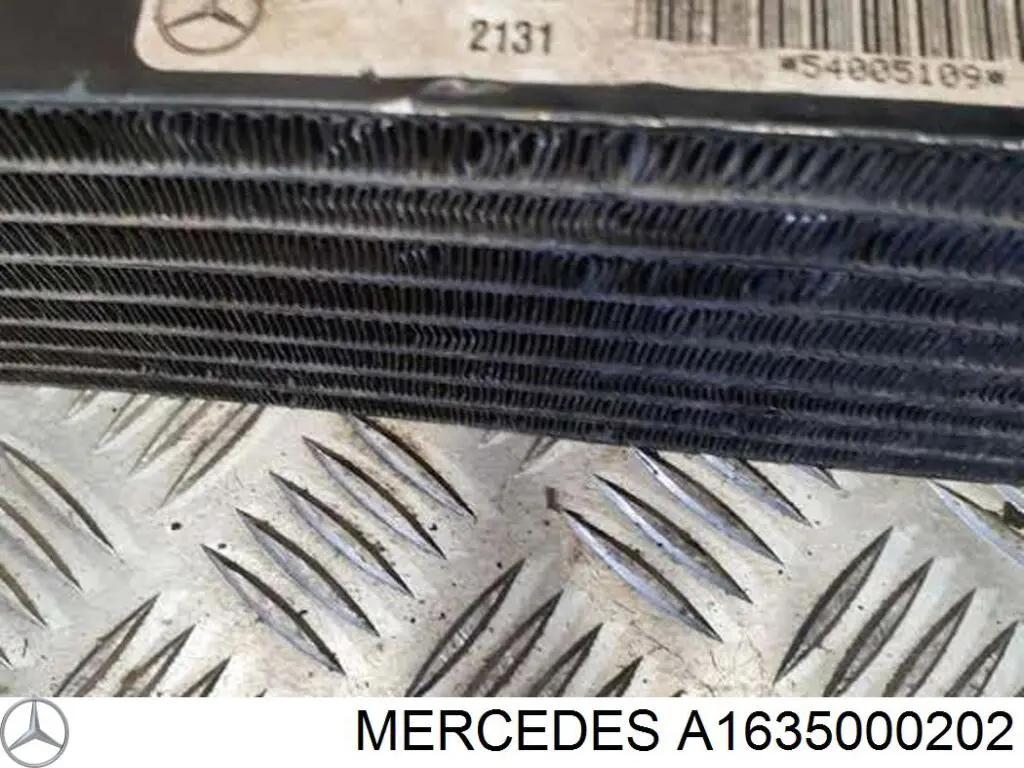 A1635000202 Mercedes Радіатор охолодження двигуна, додатковий