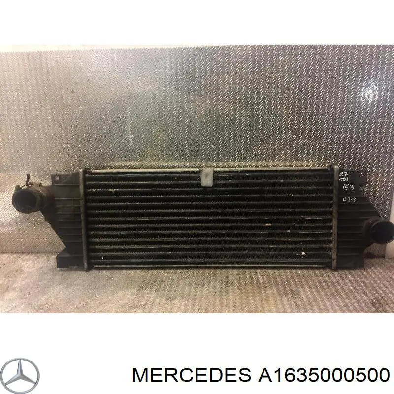 Радіатор інтеркулера Mercedes A1635000500