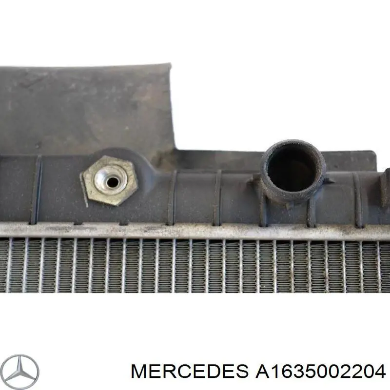 Радіатор охолодження Mercedes A1635002204