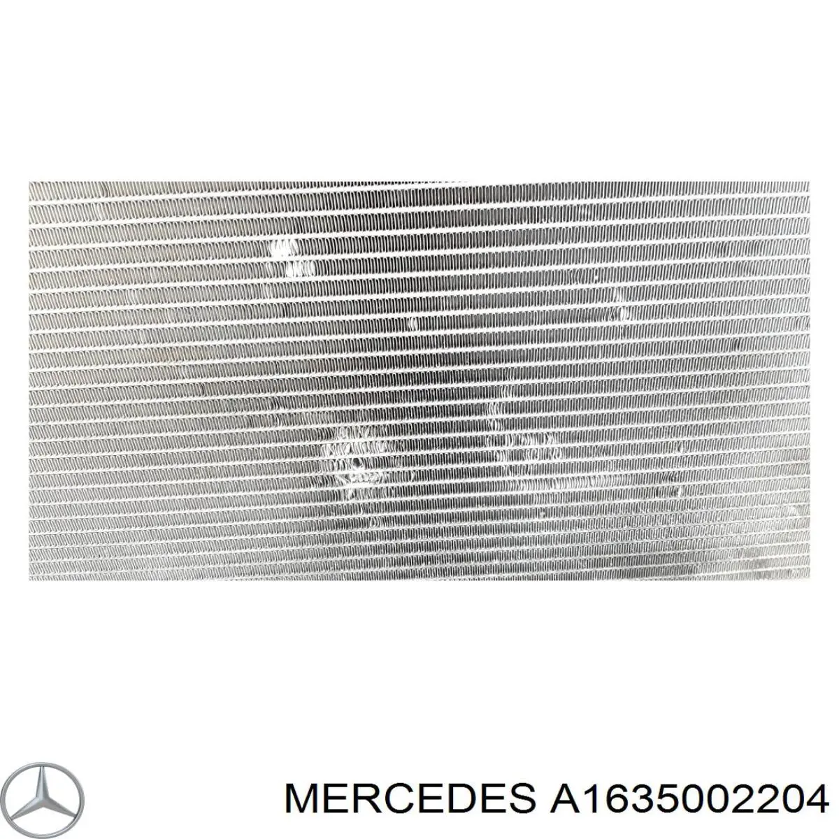 A1635002204 Mercedes Радіатор охолодження двигуна