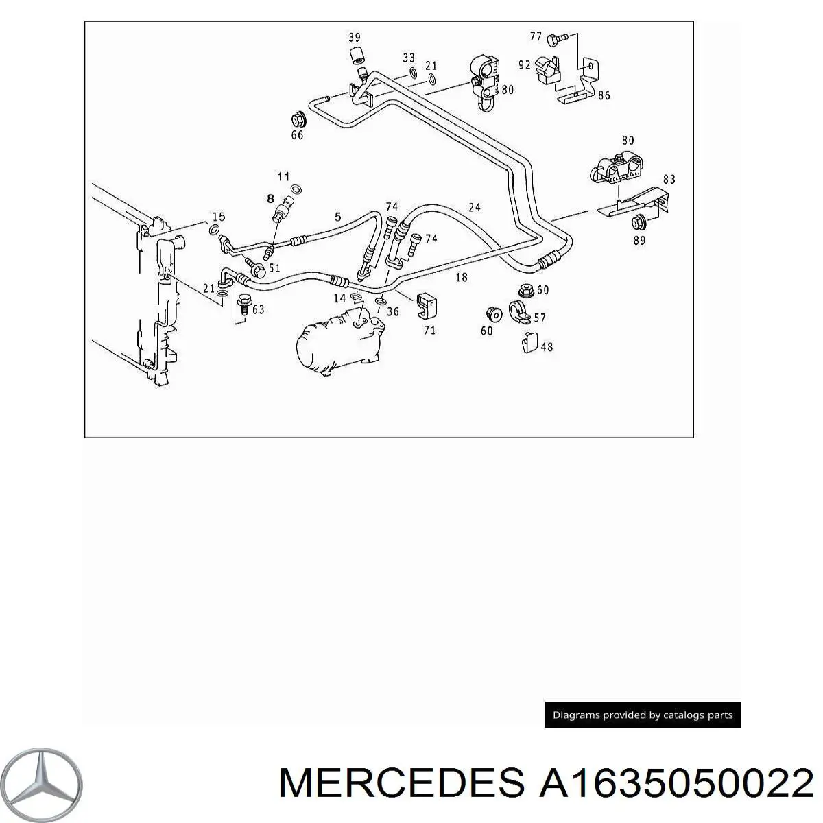  A1635050022 Mercedes