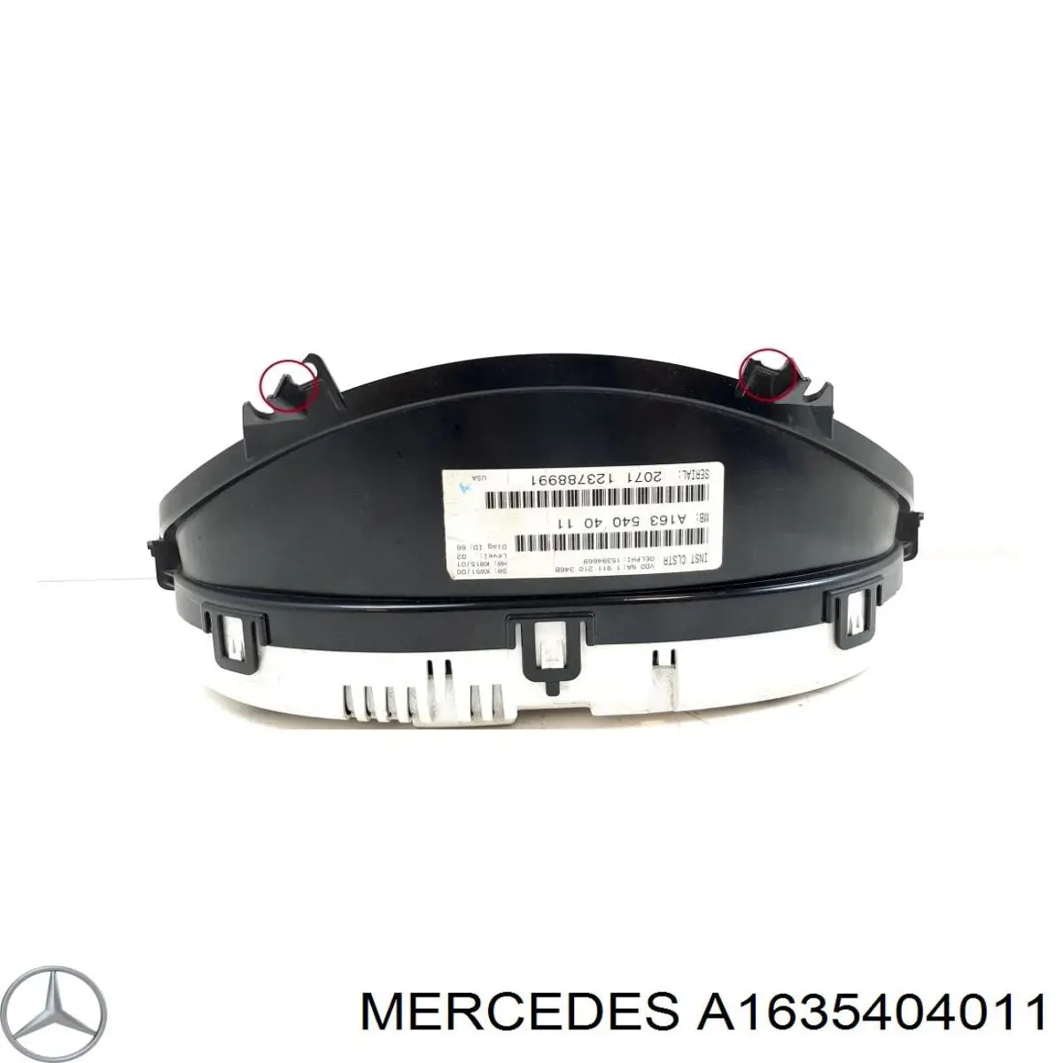 Приладова дошка-щиток приладів A1635404011 Mercedes