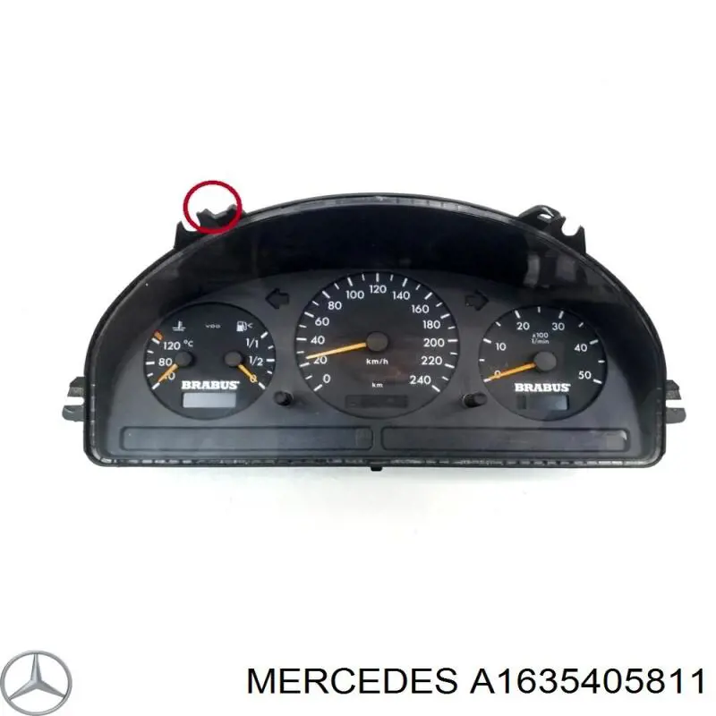 Прилади управління Mercedes A1635405811 ціна, від 31.67 USD