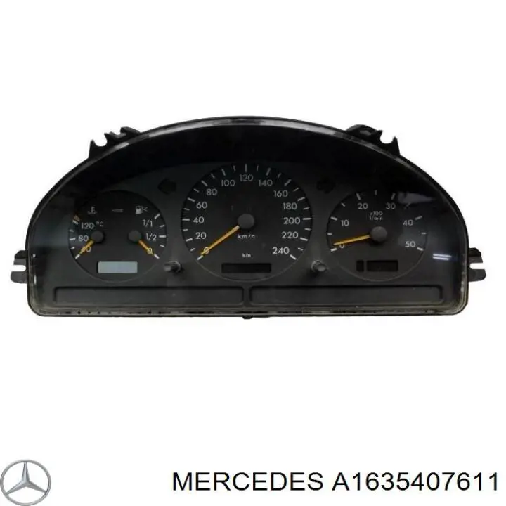A1635407611 Mercedes приладова дошка-щиток приладів
