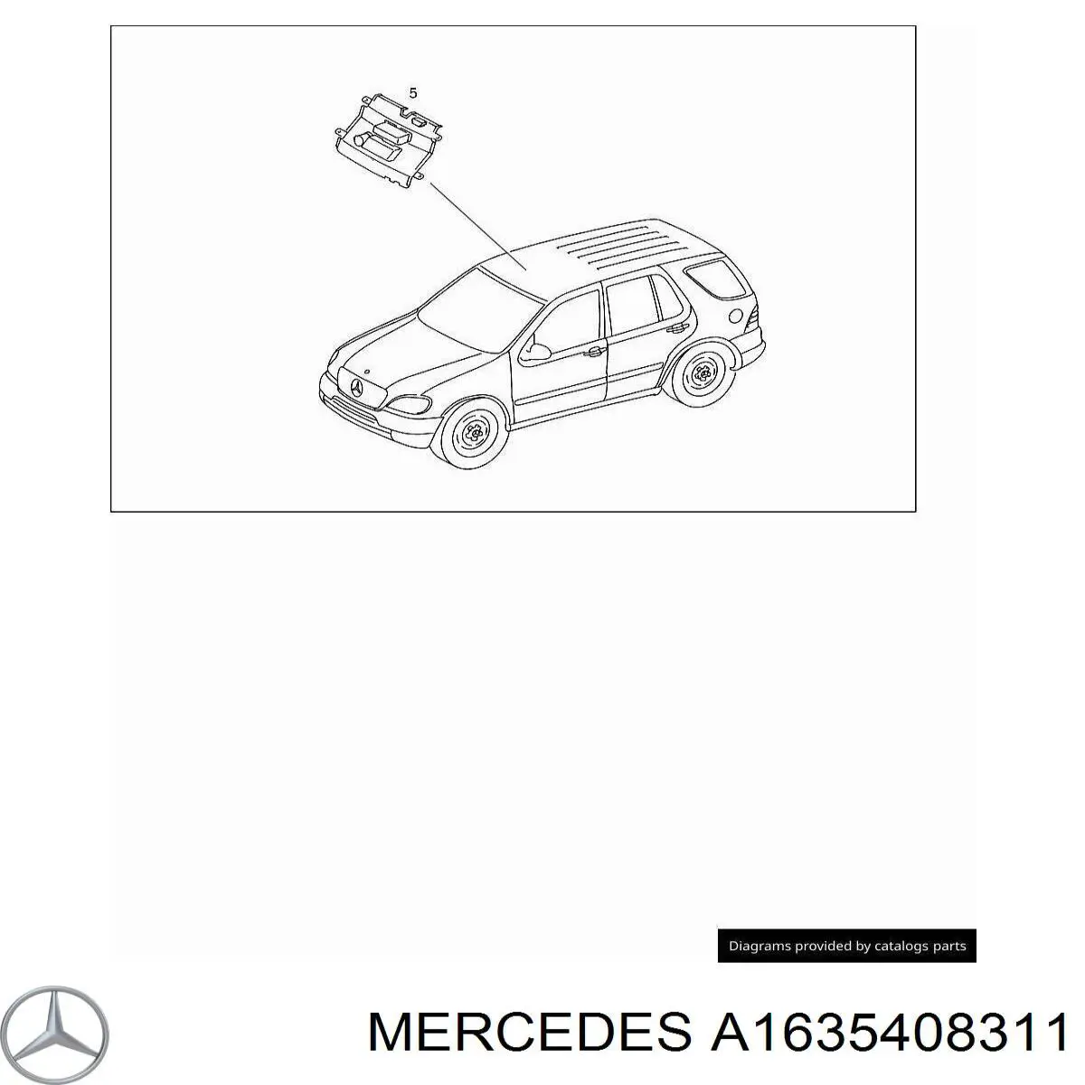  Mercedes A1635401617 ціна, від 24.83 USD