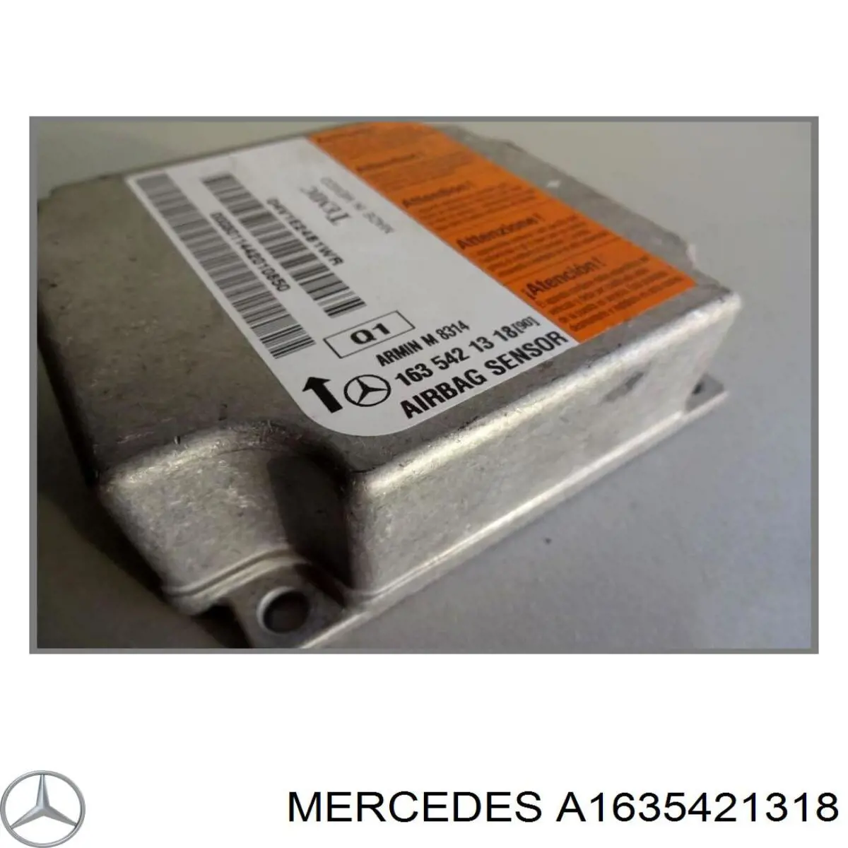A1635421318 Mercedes Модуль-процесор управління подушки безпеки
