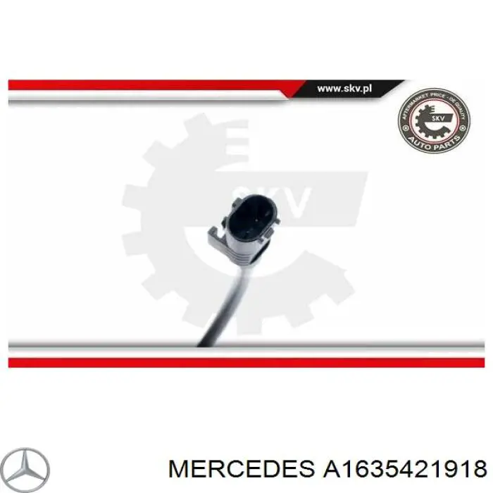 A1635421918 Mercedes датчик абс (abs передній, правий)