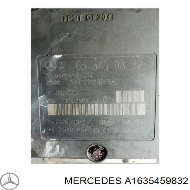 A1635459832 Mercedes Насос АБС (ABS) головного гальмівного циліндру