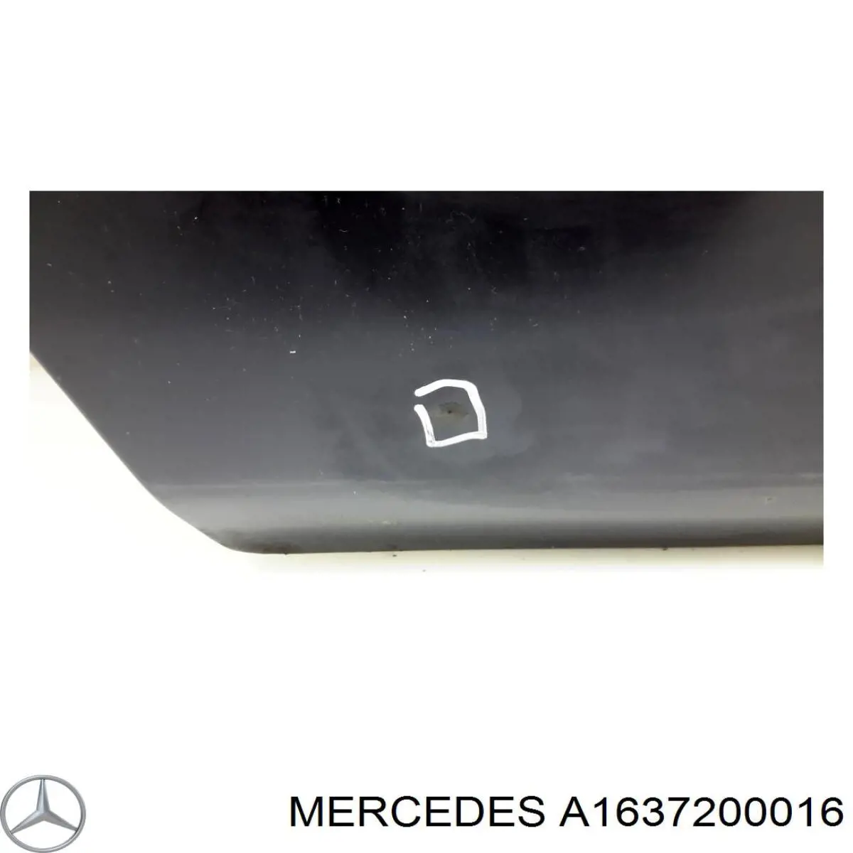 Обмежувач відкриття дверей, передній A1637200016 Mercedes