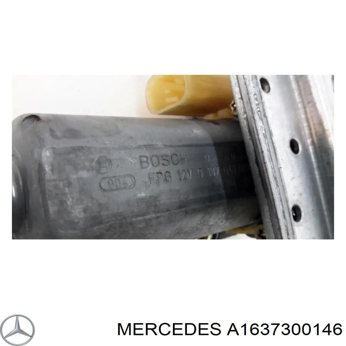 Механізм склопідіймача двері задньої, лівої A1637300146 Mercedes