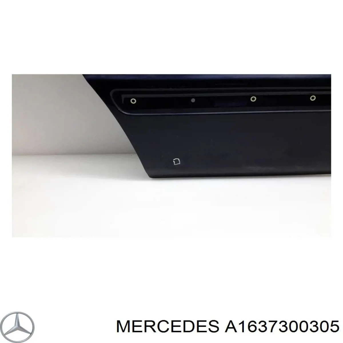 Двері задні, ліві Mercedes A1637300305