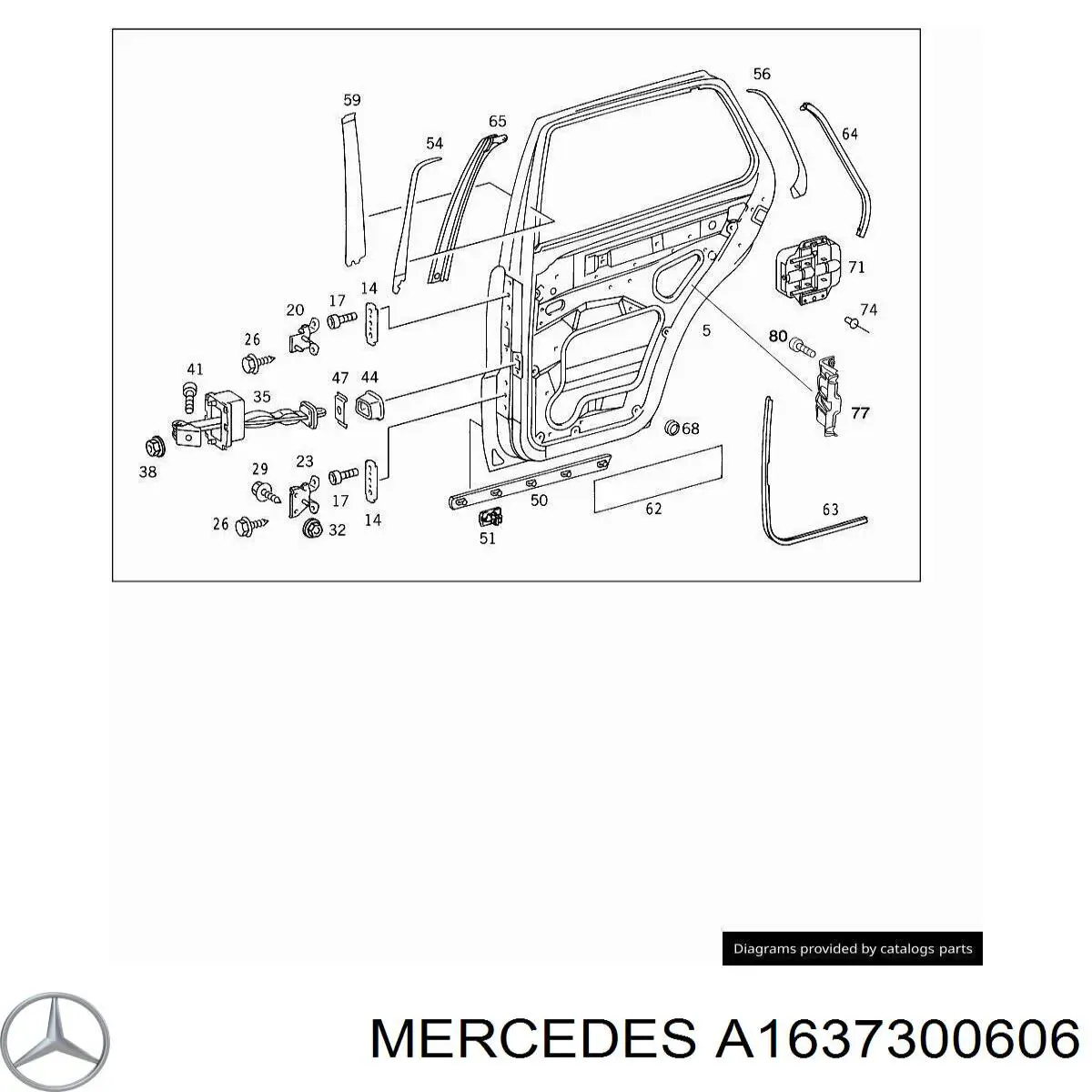A1637300606 Mercedes 