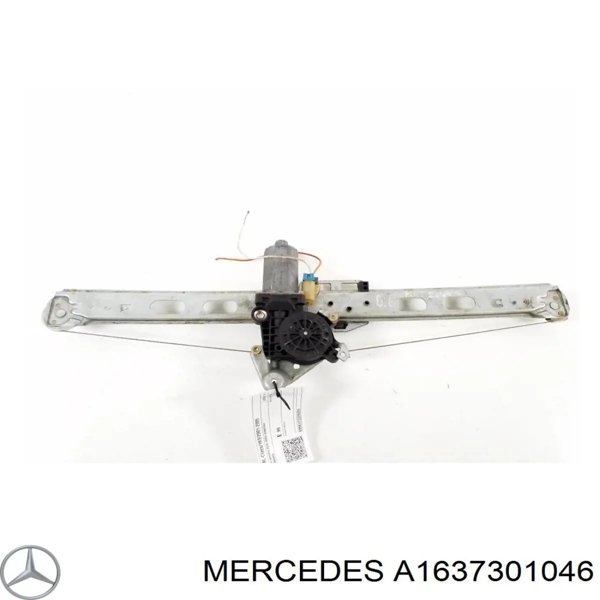 A1637301046 Mercedes механізм склопідіймача двері задньої, правої