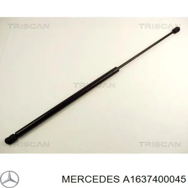 A1637400045 Mercedes Амортизатор кришки багажника / двері 3/5-ї задньої