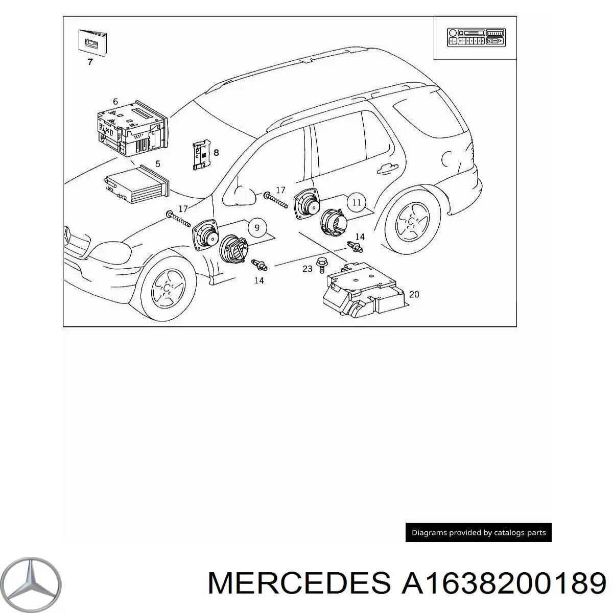 A1638200189 Mercedes 