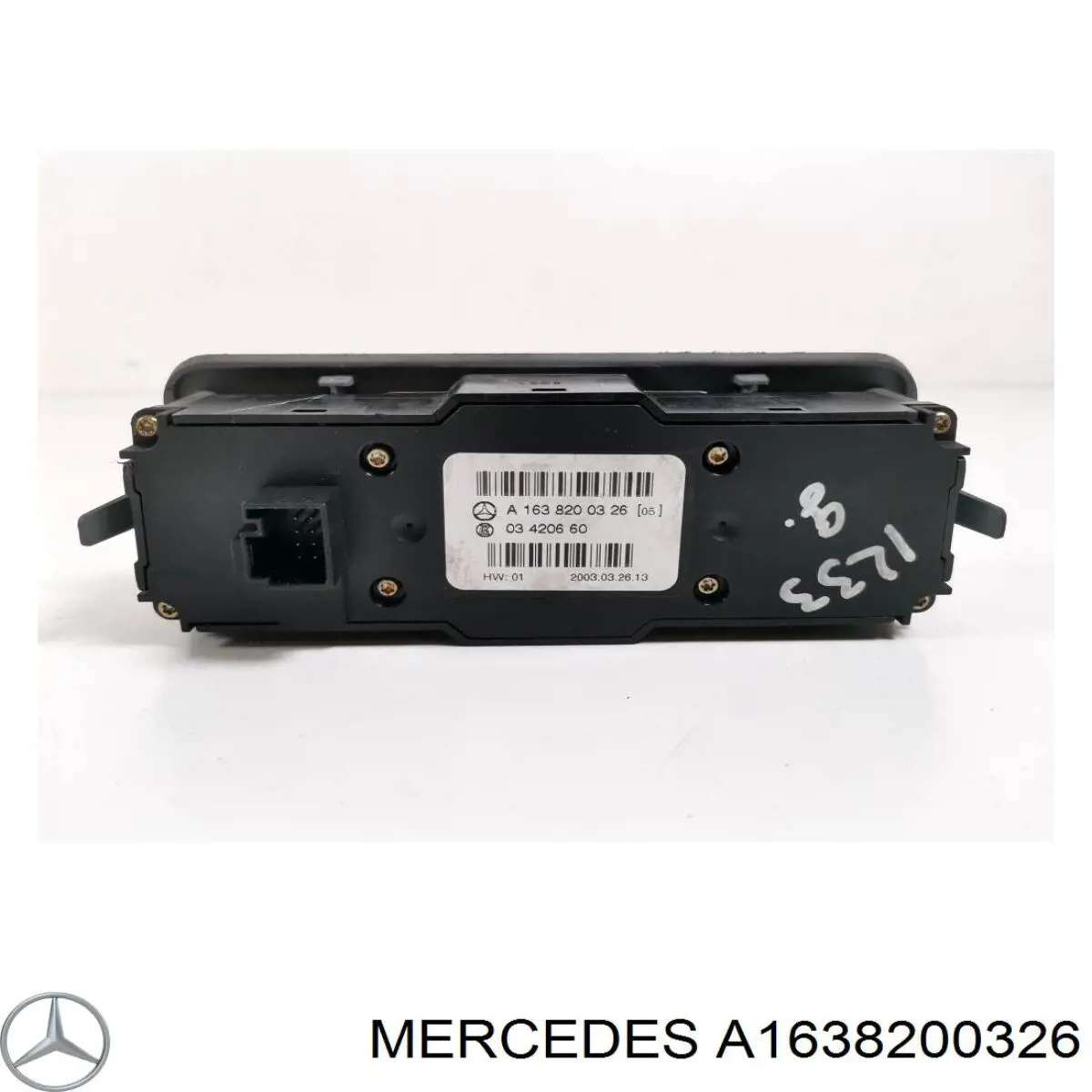A1638200326 Mercedes Кнопки заднього склопід'ємника
