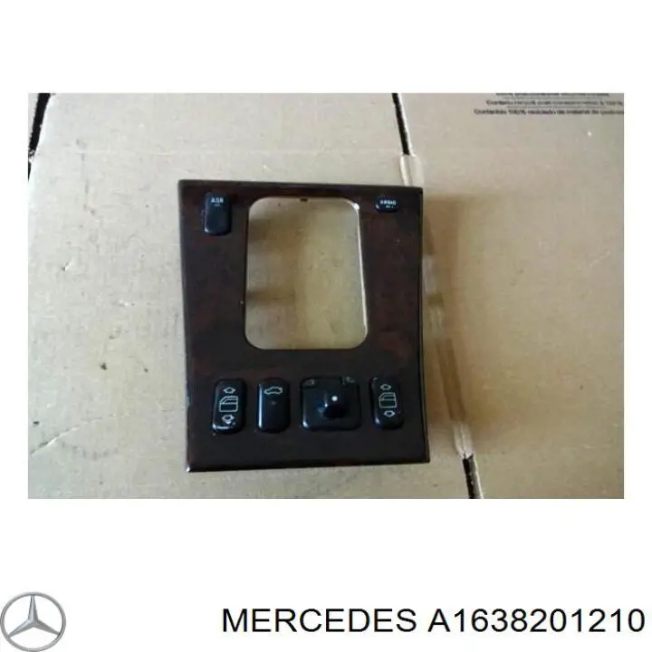 Купити A1638201210 Mercedes Кнопковий блок керування склопідіймачами центральної консолі