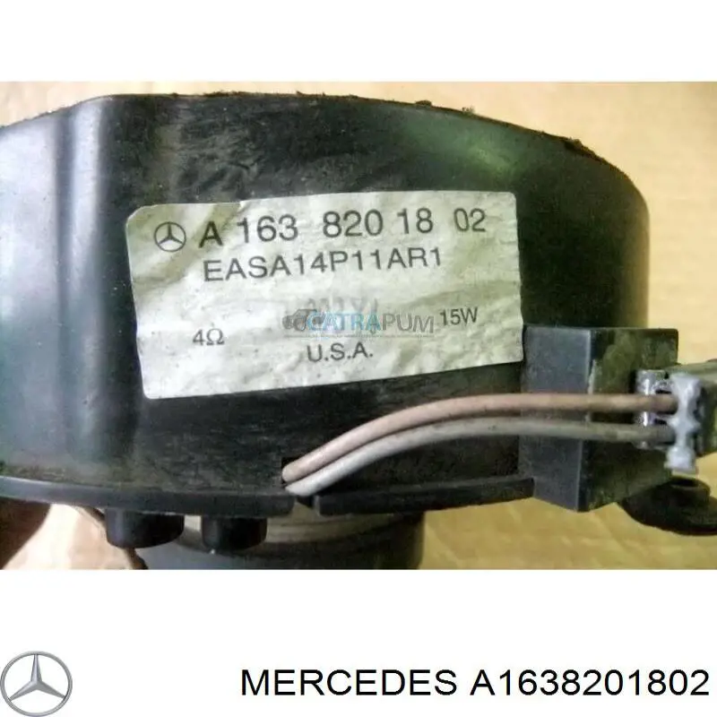 Динамік задньої двері Mercedes A1638201802 ціна, від 11.15 USD