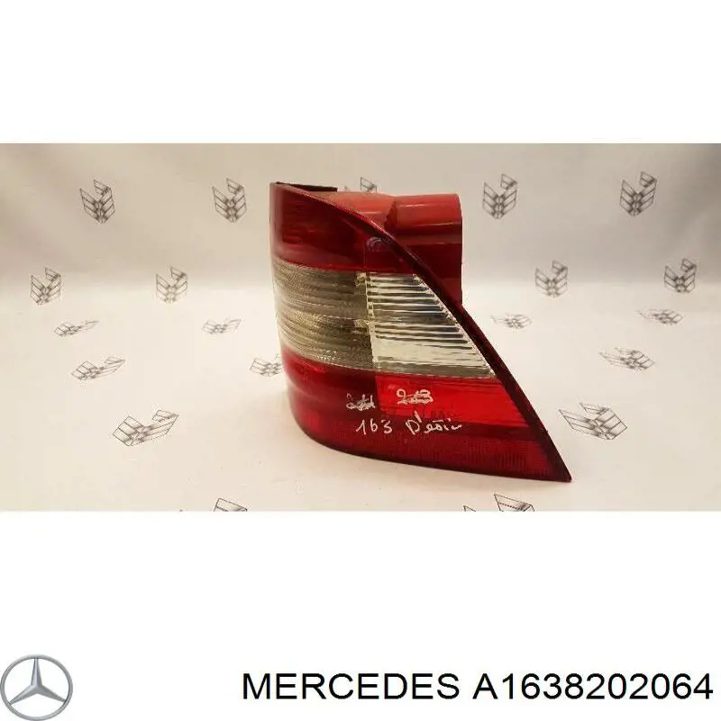 Задні ліхтарі Mercedes A1638202064 ціна, від 76.01 USD