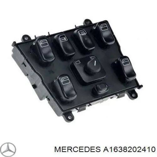 Кнопковий блок керування склопідіймачами центральної консолі Mercedes A1638202410 ціна, від 55.93 USD