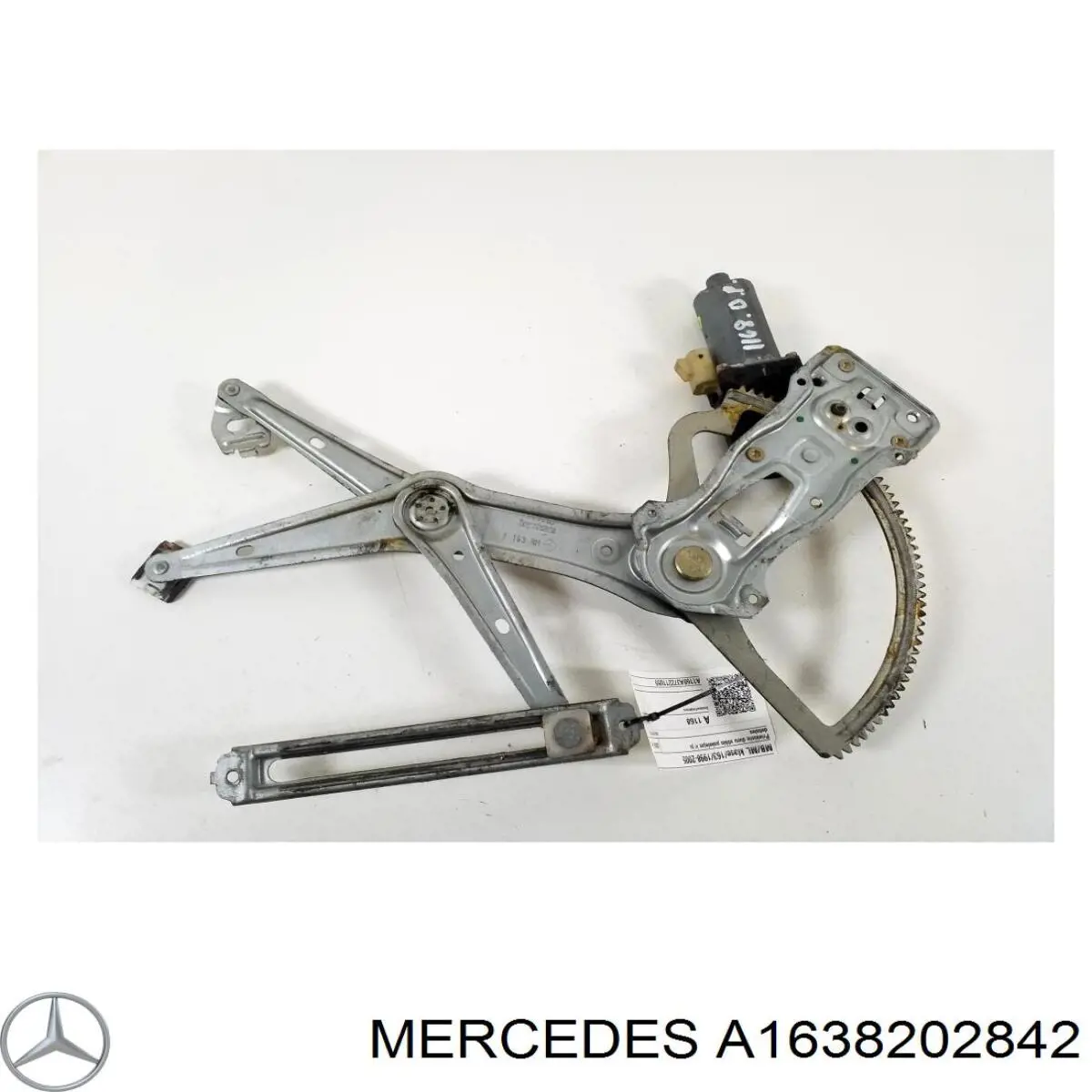 Купити A1638202842 Mercedes Двигун склопідіймача двері передньої, правої
