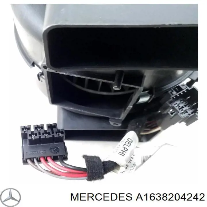 A1638204242 Mercedes двигун вентилятора пічки (обігрівача салону)