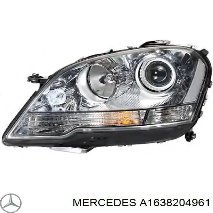 Фари Mercedes A1638204961 ціна, від 117.27 USD