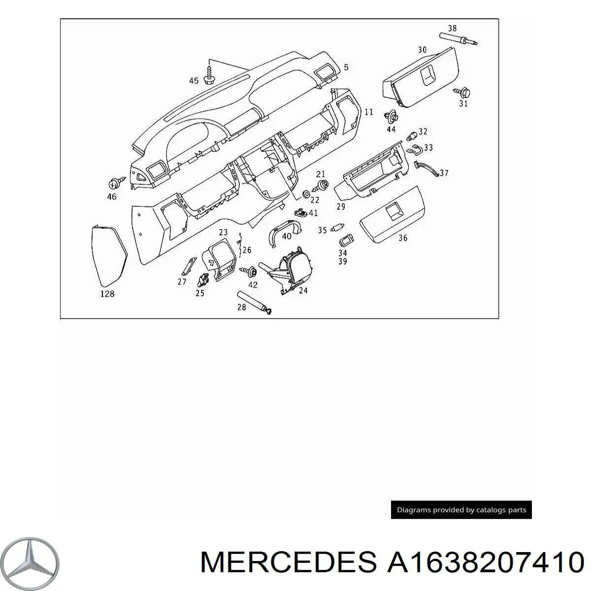 Купити A1638207410 Mercedes 