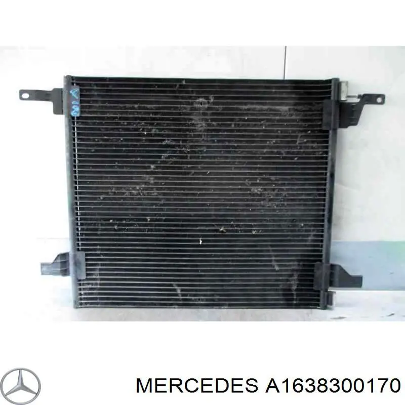 Конденсатор кондиціонера Mercedes A1638300170 ціна, від 44.34 USD
