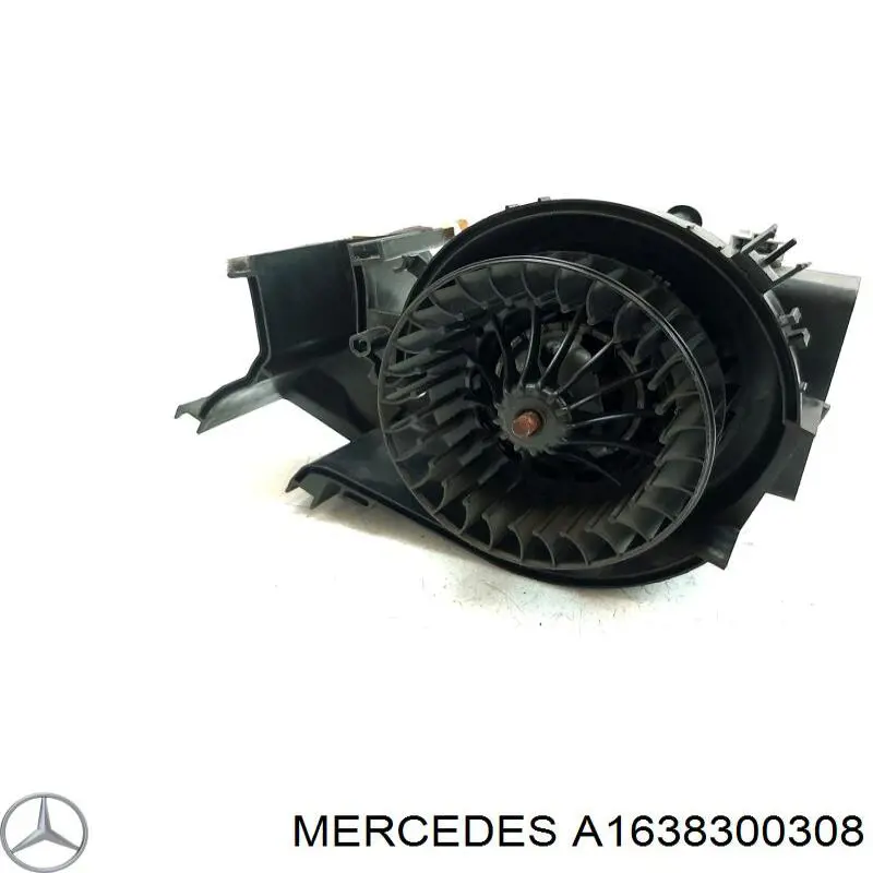 Купити A1638300308 Mercedes Корпус вентилятора пічки (опалювача салону), в зборі