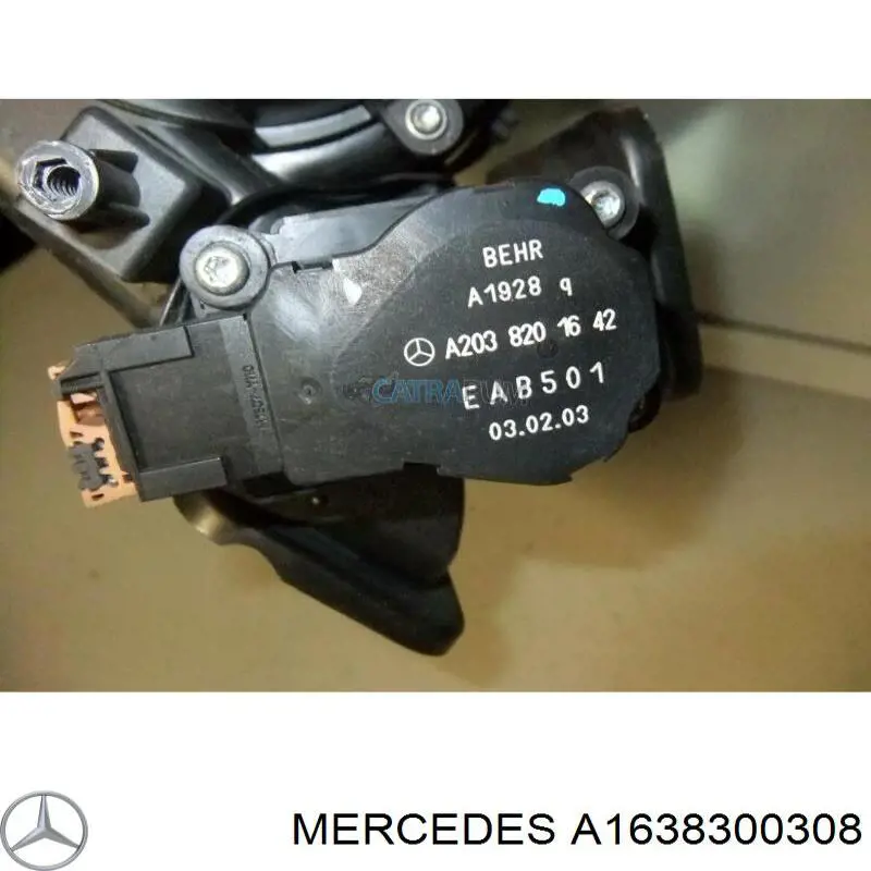 Корпус вентилятора пічки (опалювача салону), в зборі на Mercedes ML/GLE (W163)