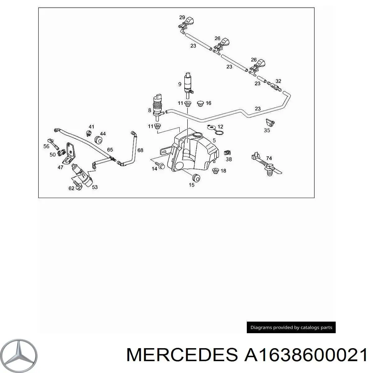  A1638600021 Mercedes