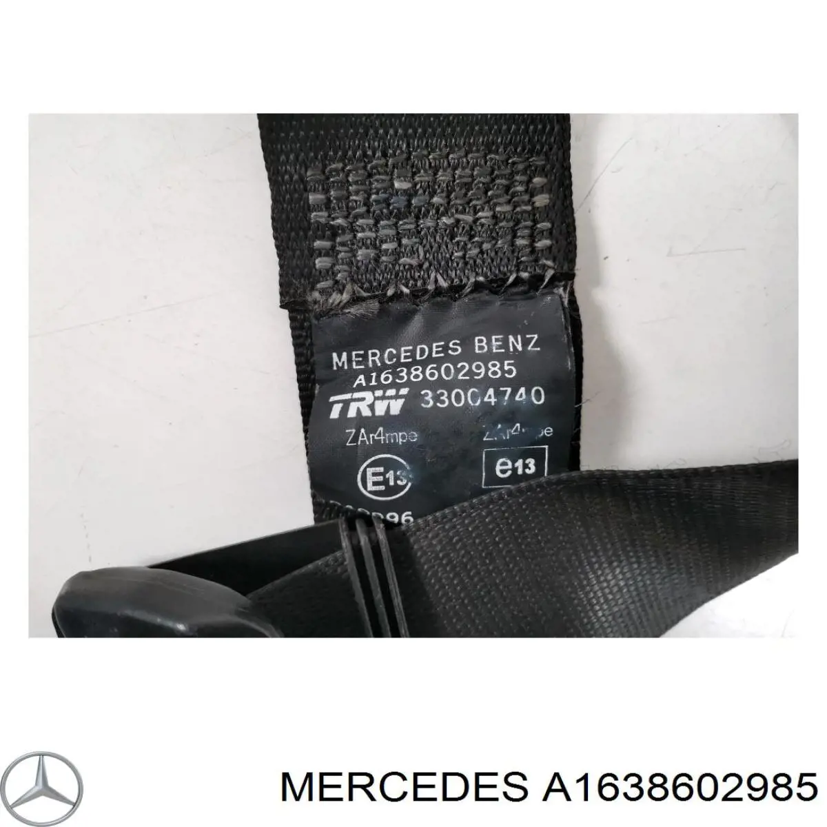 Купити A1638602985 Mercedes Пасок безпеки передній лівий