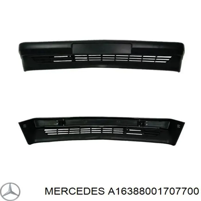 Бампер на авто Mercedes A16388001707700 ціна, від 156.52 USD