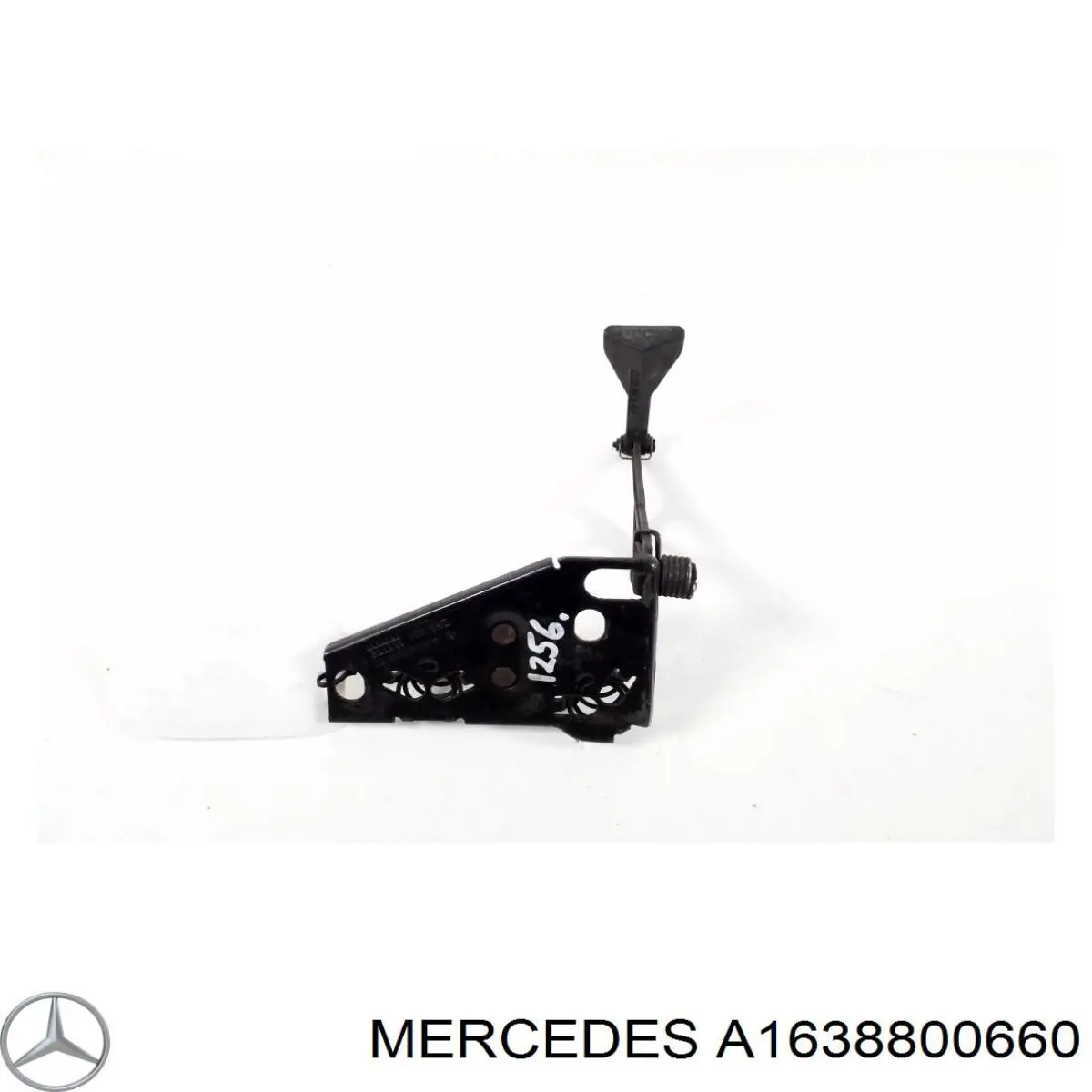 A1638800660 Mercedes Запор капота (замок і привід замка капота)