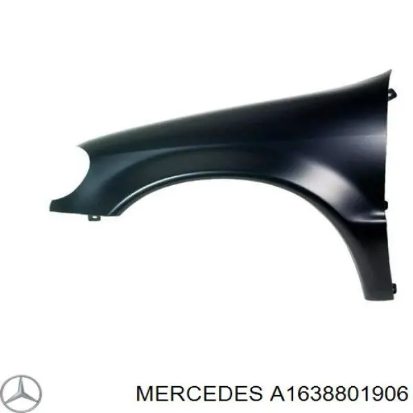 A1638801906 Mercedes Переднє ліве крило