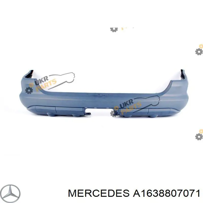 A1638807071 Mercedes бампер задній
