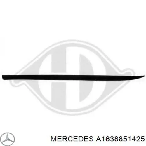 A1638851425 Mercedes Спойлер переднього бампера, правий