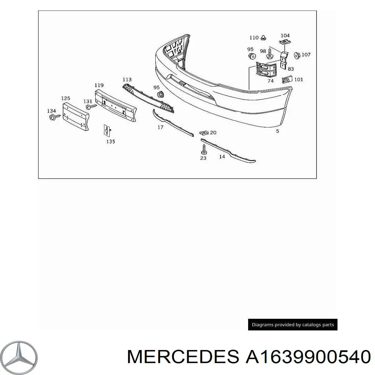  A1639900540 Mercedes