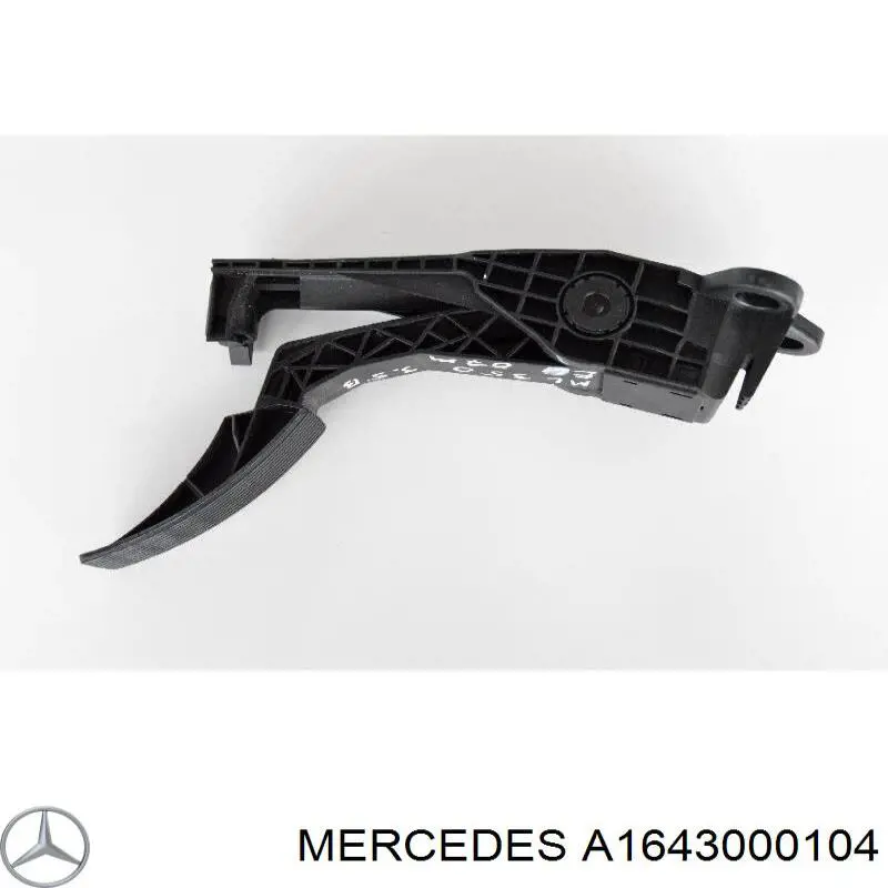 A1643000104 Mercedes Педаль газу (акселератора)