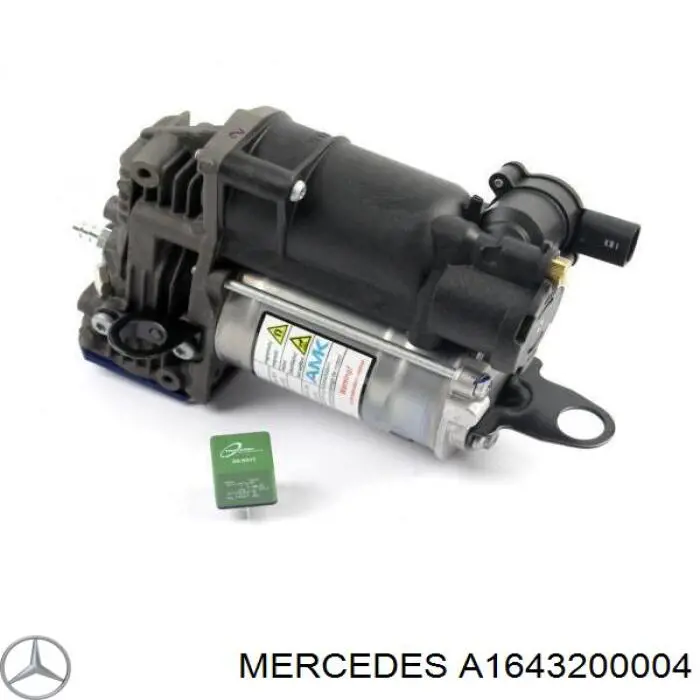 Компресор пневмопідкачкою (амортизаторів) Mercedes A1643200004 ціна, від 359.96 USD