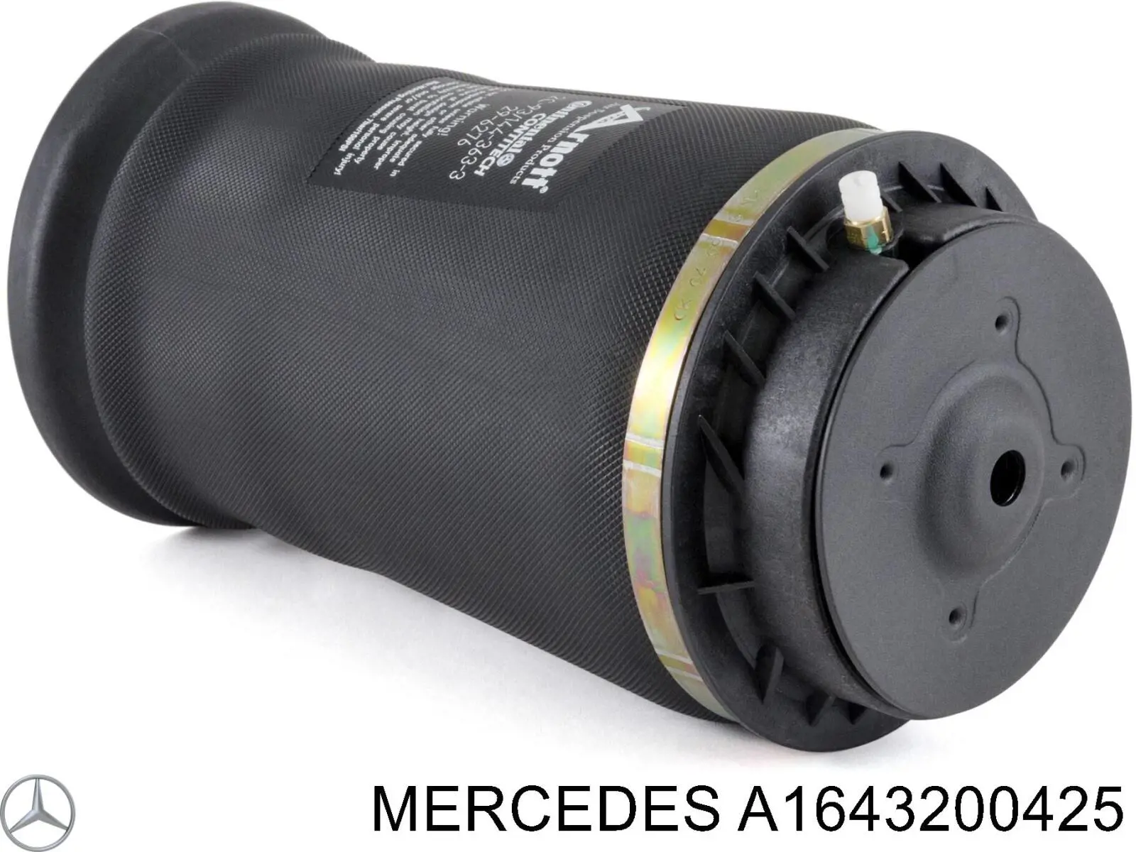 Купити A1643200425 Mercedes Пневмоподушка/Пневморессора моста заднього
