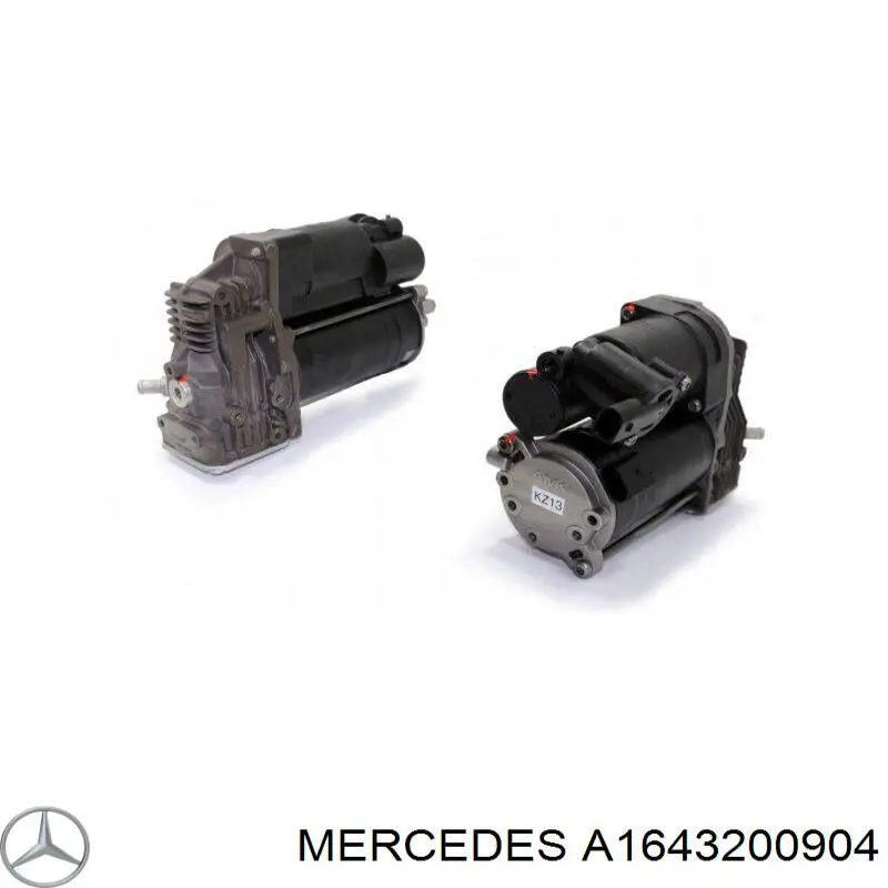 Компресор пневмопідкачкою (амортизаторів) Mercedes A1643200904 ціна, від 331.49 USD