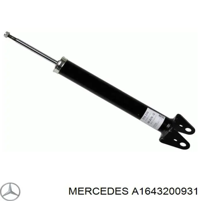 A1643200931 Mercedes Амортизатори задні